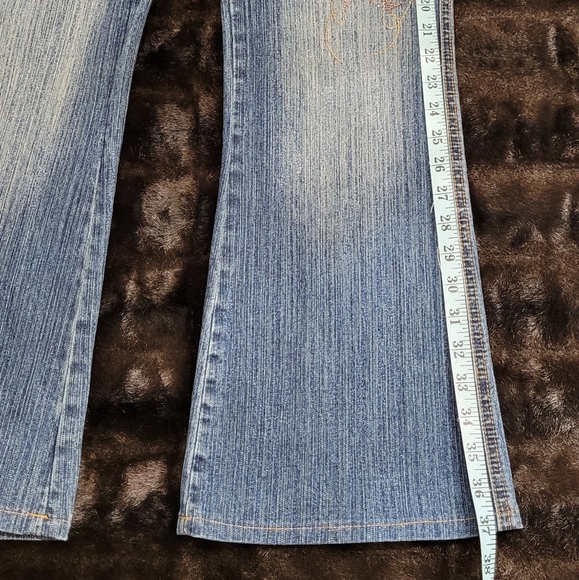 JOU JOU | Retro Fade Wash Embellished Jeans - Junior 7/8 - Picture 13 of 14